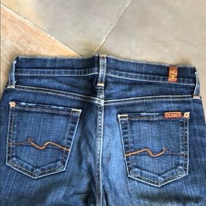 7 Jeans size 26 blue flare bottom